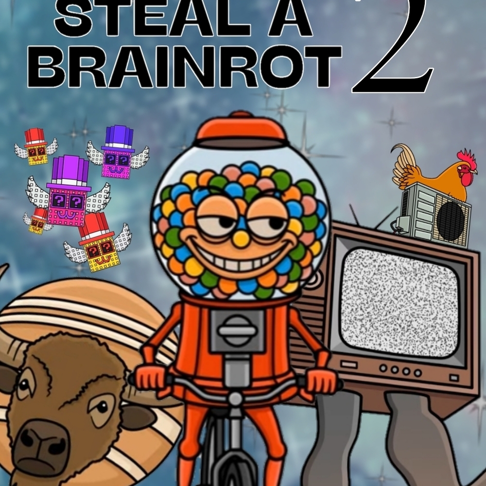 Not Rated Kids Cartoon Poster with Orange and Blue